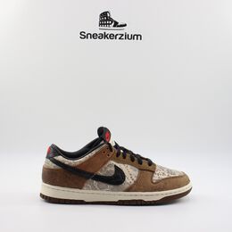 Nike: Коричневые кроссовки Dunk Low PRM