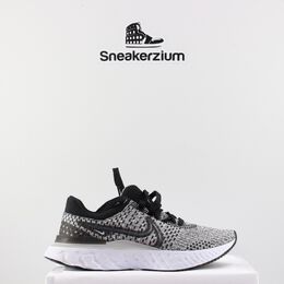 Nike: Чёрные кроссовки React Infinity Run Flyknit