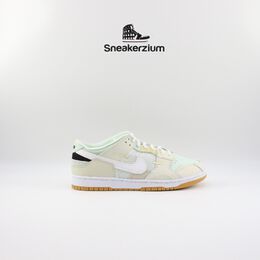 Nike: Белые кроссовки Dunk Low