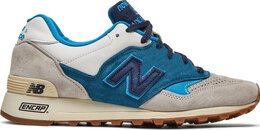 New Balance: Синие кроссовки  577