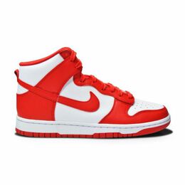 Nike: Белые кроссовки Dunk High