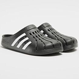 adidas: Чёрные сабо Adilette