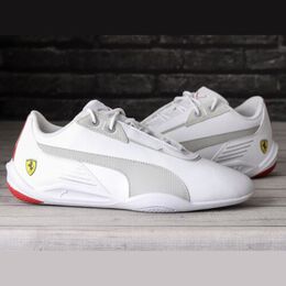 PUMA: Белые кроссовки Ferrari