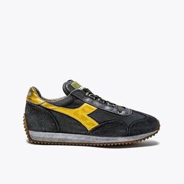 DIADORA HERITAGE: Чёрные кроссовки