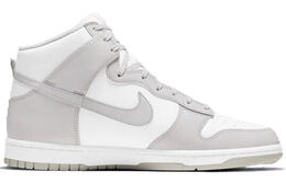 Nike: Белые кроссовки Dunk High