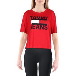 Tommy Jeans: Красная футболка