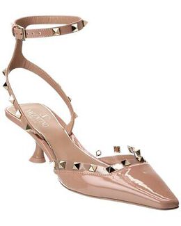 Valentino: Розовые туфли Rockstud