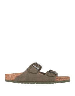 BIRKENSTOCK: Зелёные сандалии 