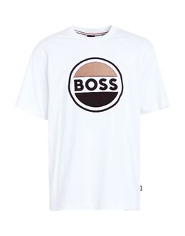 BOSS: Белая футболка 