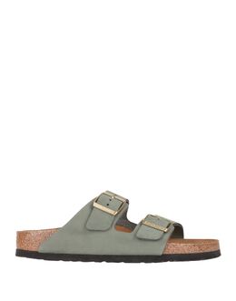 BIRKENSTOCK: Зелёные сандалии 