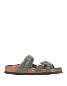 BIRKENSTOCK: Зелёные сандалии 