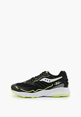 Saucony: Чёрные кроссовки 