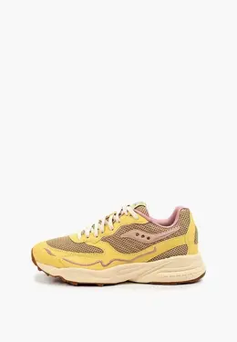 Saucony: Жёлтые кроссовки 
