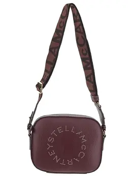 Stella Mccartney: Фиолетовая сумка  Stella Logo mini