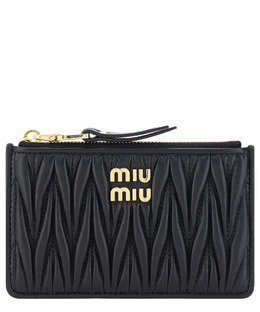 Miu Miu: Чёрный картхолдер