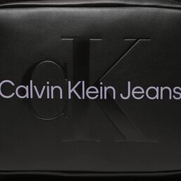 Calvin Klein: Чёрный рюкзак Campus