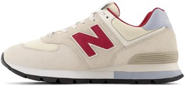 New Balance: Бежевые кроссовки  574