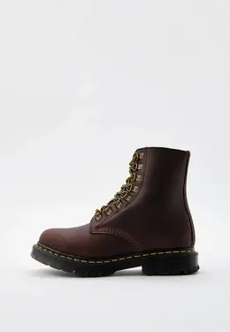 Dr. Martens: Бордовые ботинки 