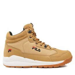 Fila: Коричневые ботинки