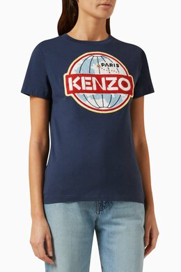 Kenzo: Классическая футболка Paris