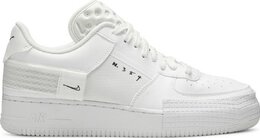 Nike: Белые кроссовки  Air Force 1 Type