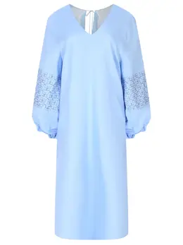 HOLY CAFTAN: Льняное платье 