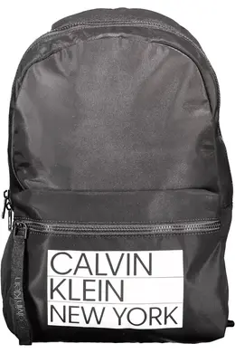 Calvin Klein: Чёрный рюкзак 