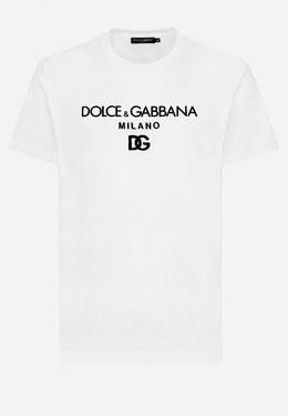 DOLCE&GABBANA: Белая футболка 