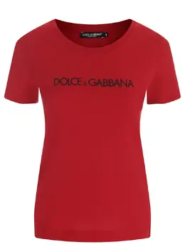 DOLCE & GABBANA: Хлопковая футболка 