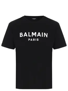 BALMAIN: Хлопковая футболка 