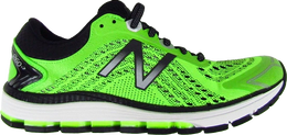 New Balance: Зелёные кроссовки 