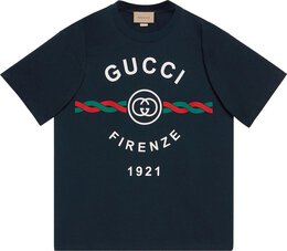 Gucci: Тёмная футболка 