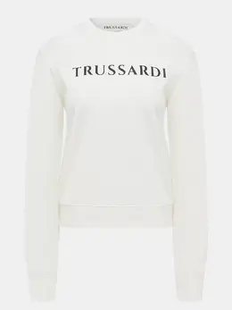 Trussardi: Белый свитшот 