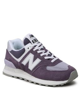 New Balance: Серые кроссовки 