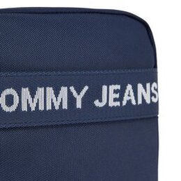 Tommy Jeans: Синяя сумка Essential