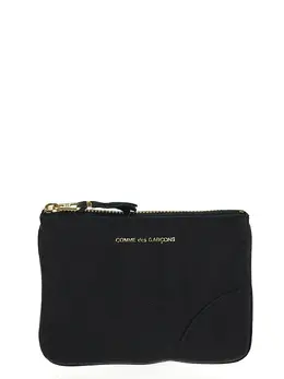 Comme Des Garçons Wallet: Чёрный кошелёк 