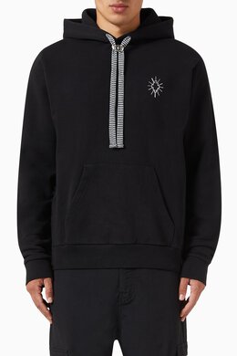 Marcelo Burlon: Хлопковая толстовка Cross