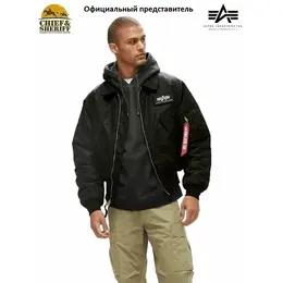 ALPHA INDUSTRIES: Чёрная куртка 