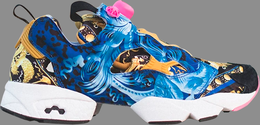 Reebok: Синие кроссовки  InstaPump Fury OG