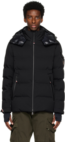 Moncler Grenoble: Чёрный пуховик 