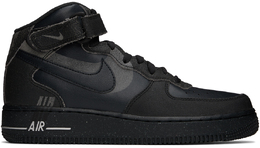 Nike: Чёрные кроссовки Air Force 1