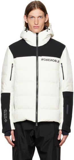 Moncler Grenoble: Белый пуховик 