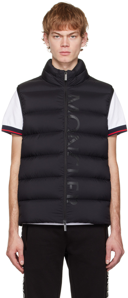 Moncler: Чёрный жилет 