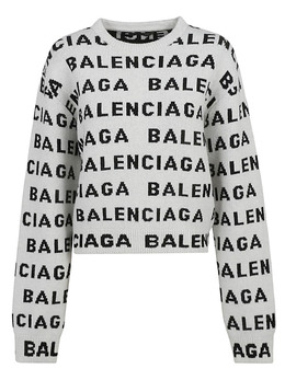 Balenciaga: Свитер Crew из шерсти