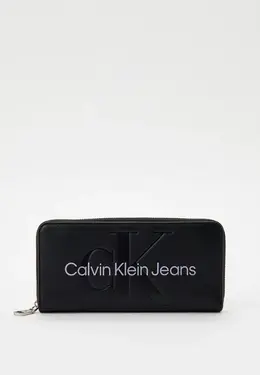 Calvin Klein Jeans: Чёрный кошелёк