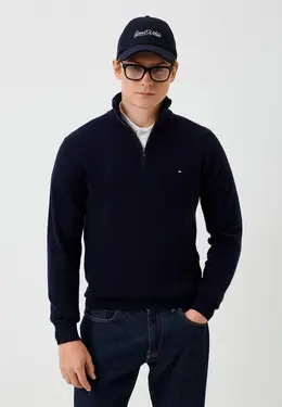 Tommy Hilfiger: Синий свитер 