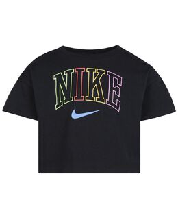 Nike: Чёрный топ