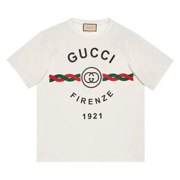 Gucci: Белая футболка 