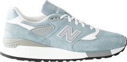 New Balance: Синие кроссовки 