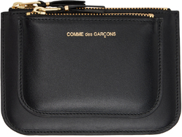 Comme Des Garçons Wallets: Чёрный картхолдер